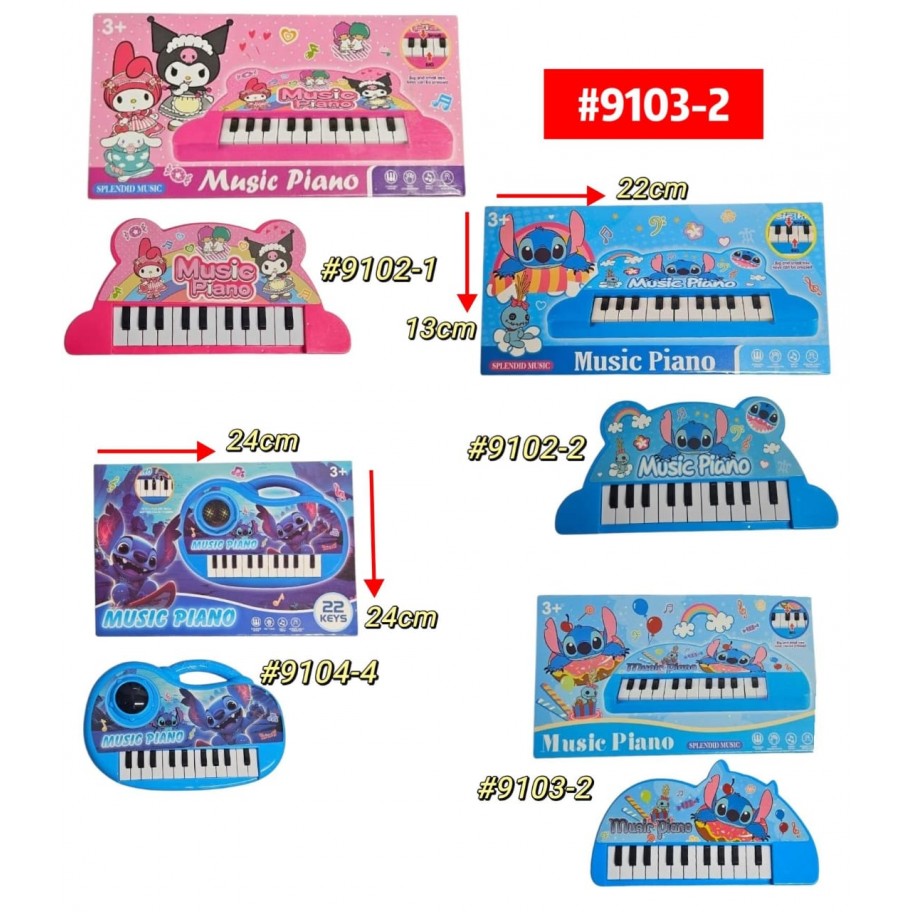 PIANO INFANTIL SANRIO STITCH #9103-2