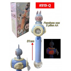 PISTOLA DE BURBUJAS LABUBU #919-Q