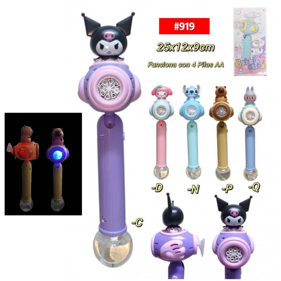 PISTOLA DE BURBUJAS INFANTIL #919