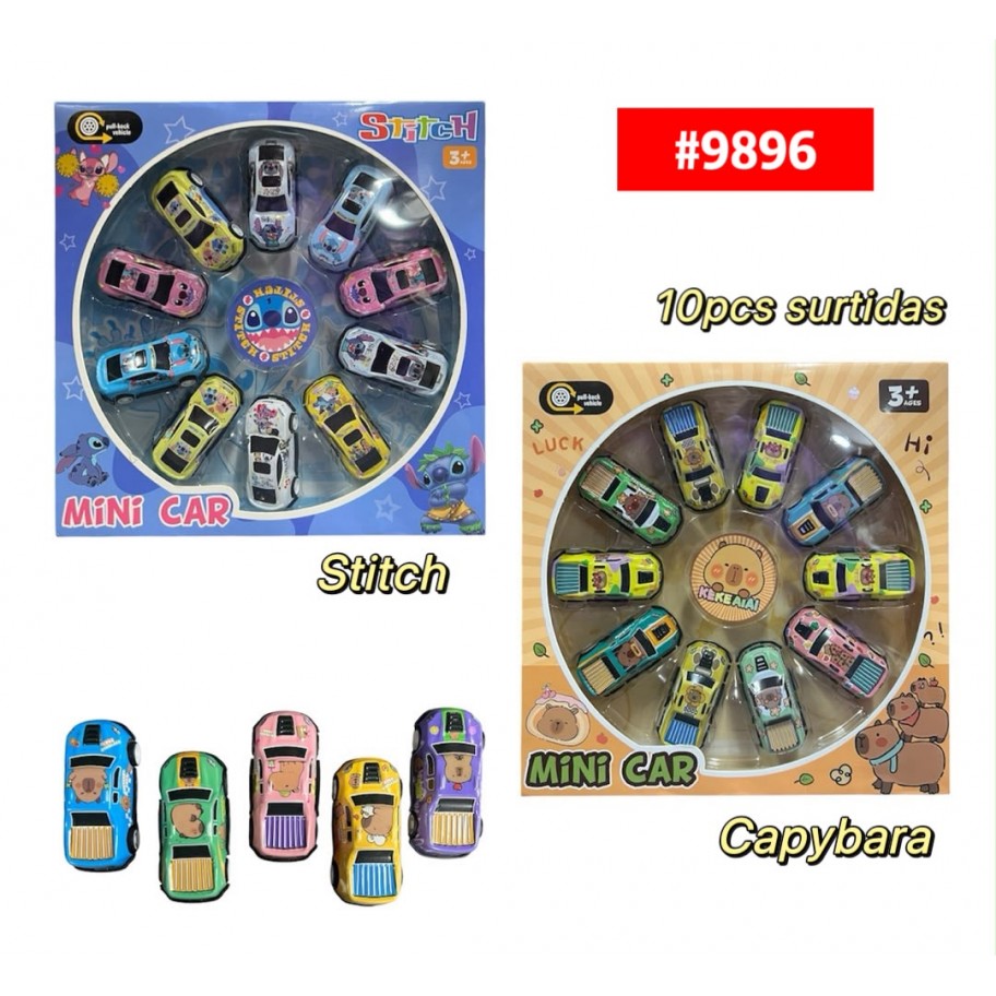 CARRITOS STITCH CAPYBARA 10pcs #9896