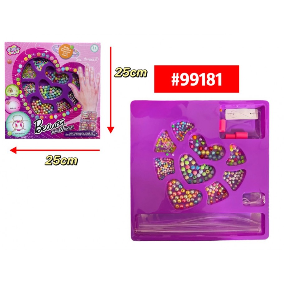 KIT PARA HACER PULSERAS CORAZON #99181