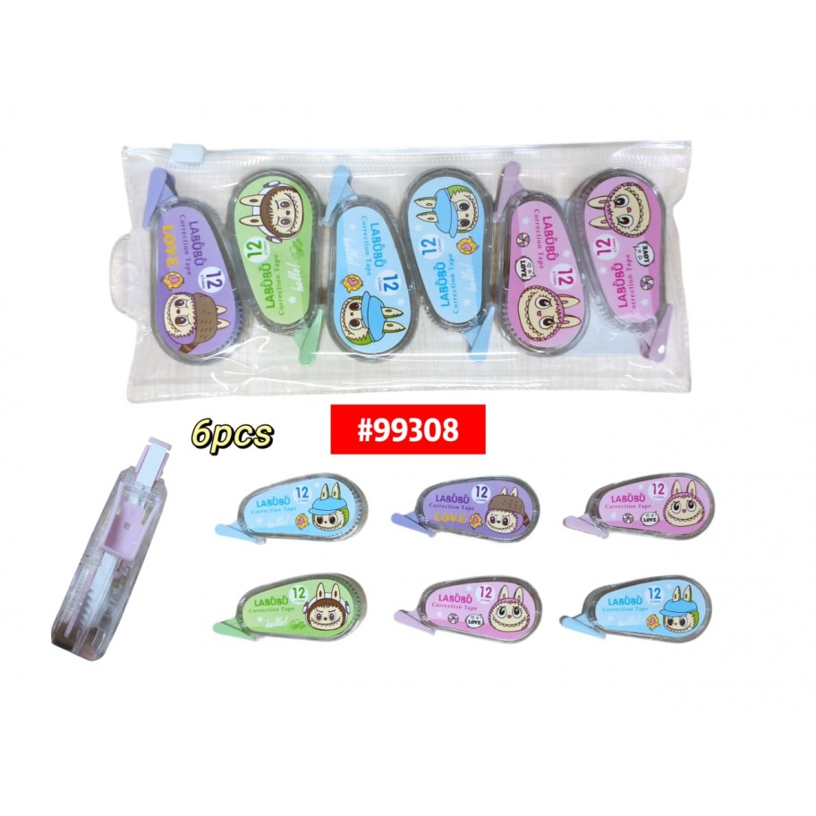 TIPEX LABUBU *6uds #99308 P.U