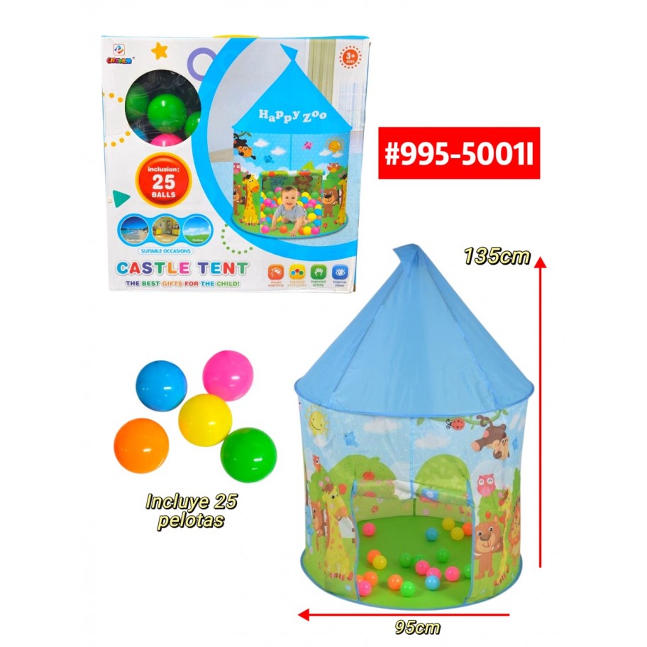 CARPA INFANTIL CON PELOTAS #995-5001I