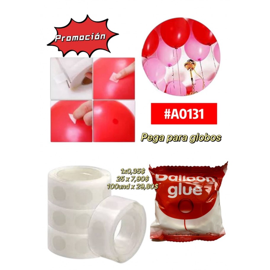 PEGA PARA GLOBO *100 #A0131 PROMO