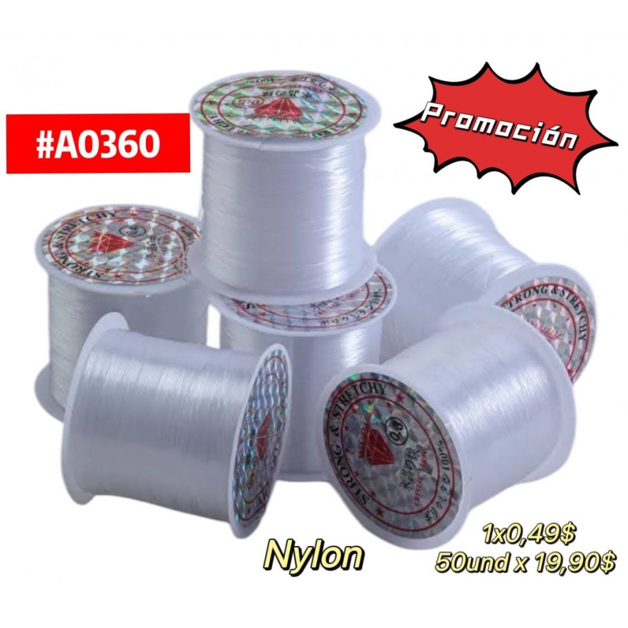 NYLON DE 20mts *50 #A0360 PROMO