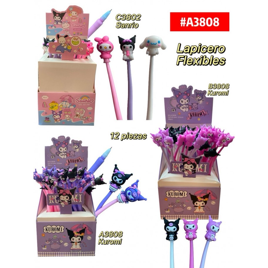 LAPICERO FLEX SANRIO NAVIDAD 12uds #A3808