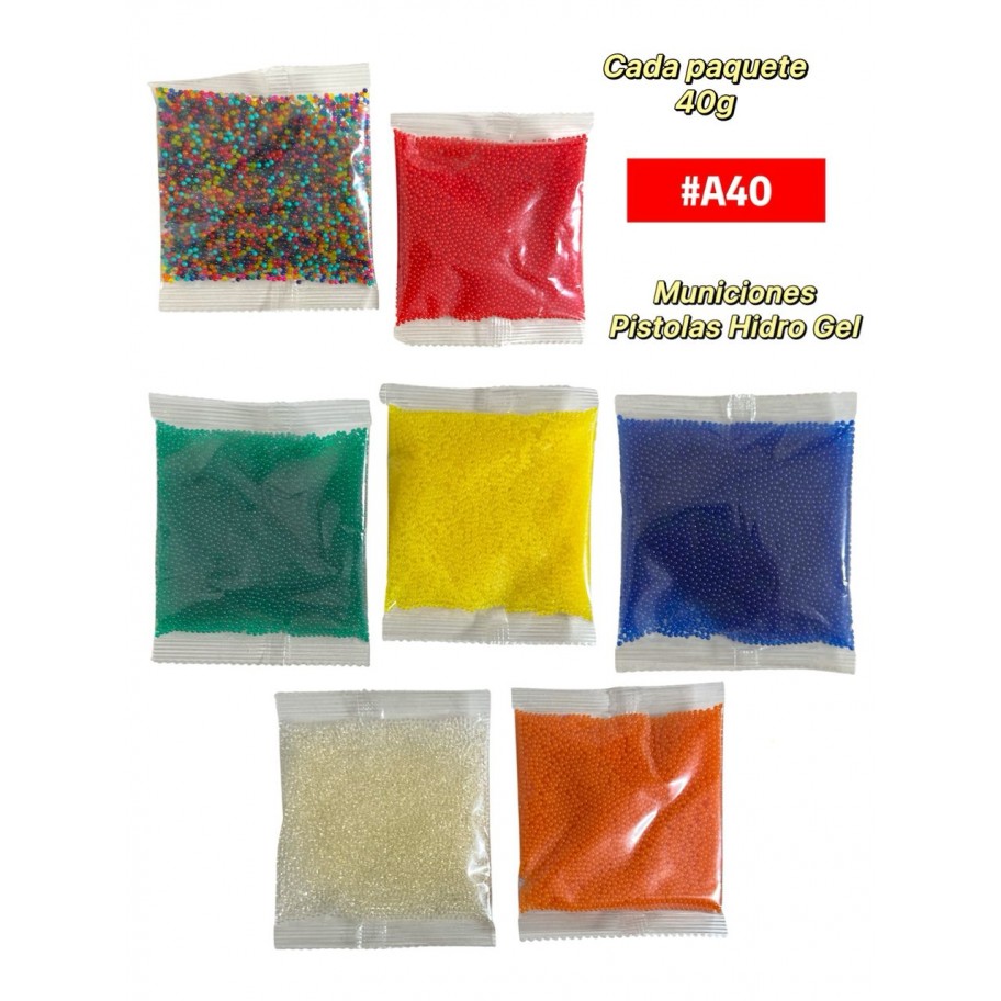 MUNICIONES HIDROGEL 40g #A40