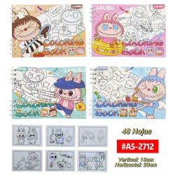 CUADERNO PARA COLOREAR LABUBU #A5-2712 PROMO