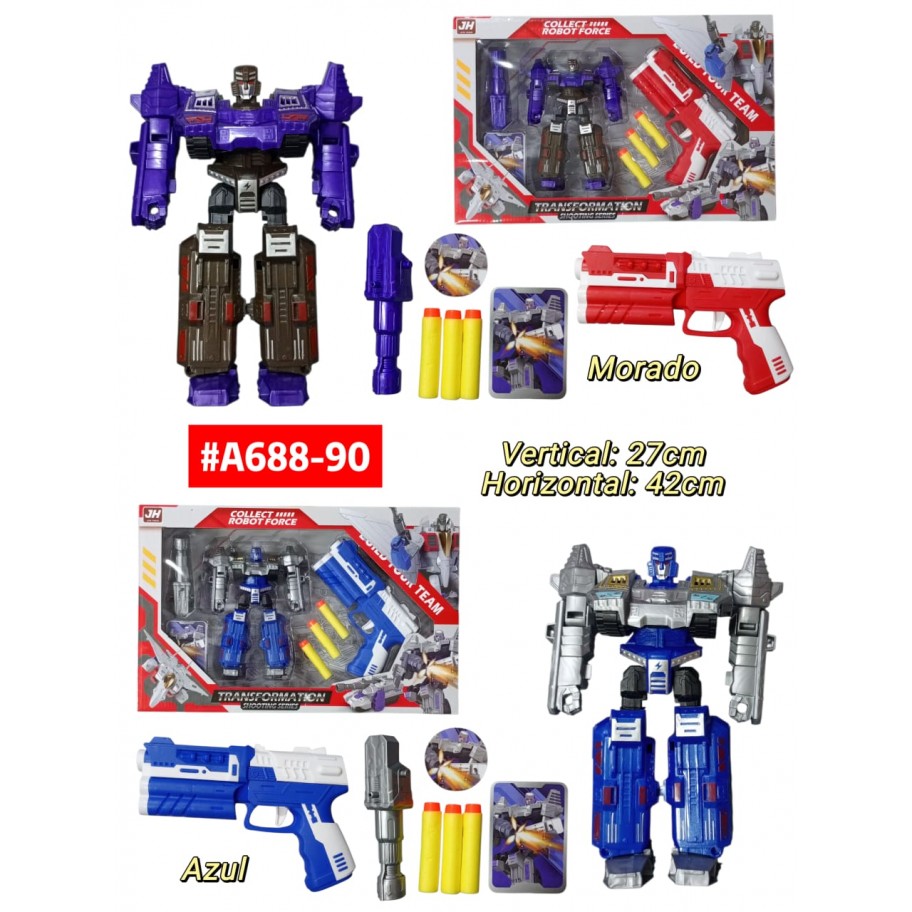 TRANSFORMER CON PISTOLA #A688-90