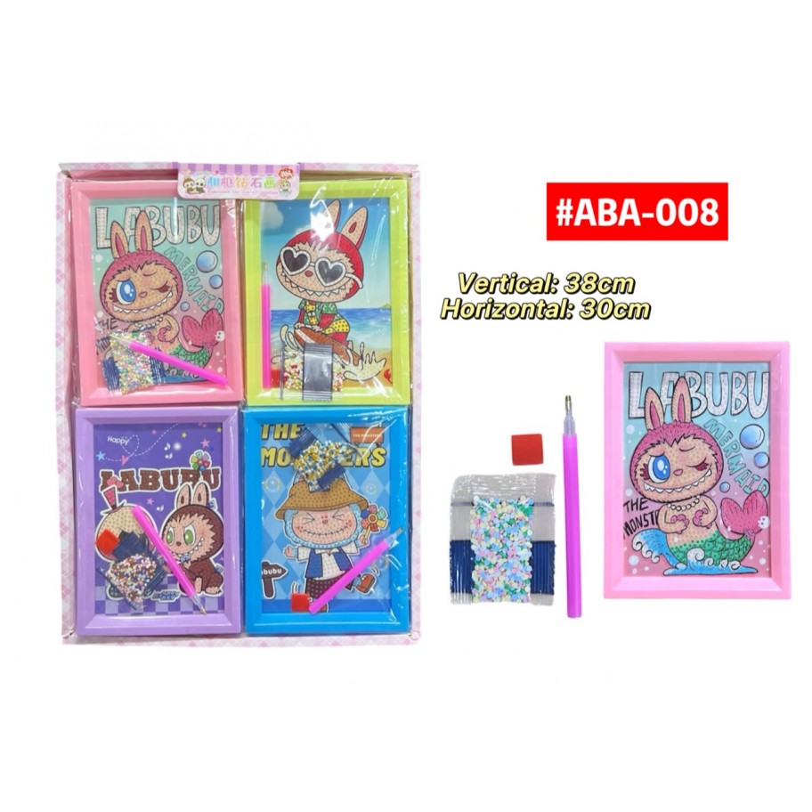 PINTURA DIAMANTE LABUBU #ABA-008 PROMO