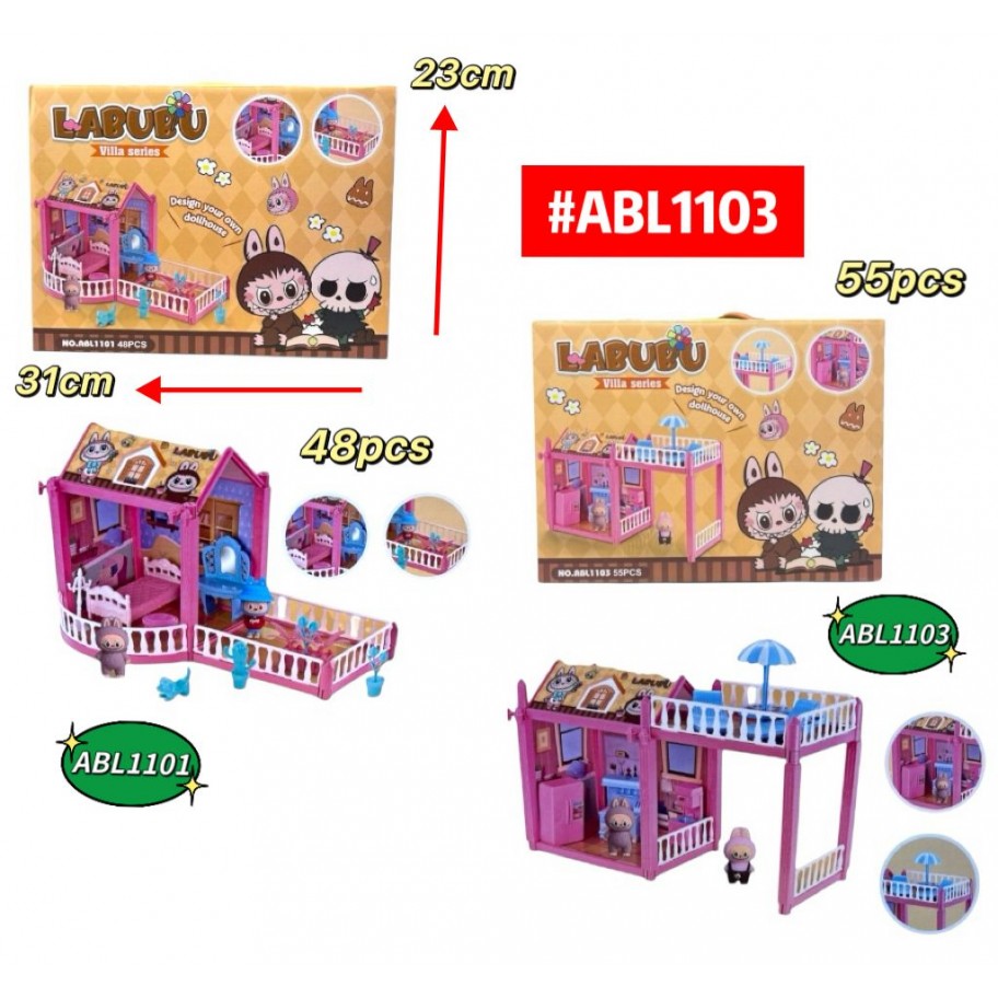 ESTUCHE CASITA LABUBU #ABL1103 P.U