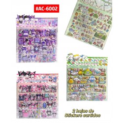 STICKERS SANRIO (2 HOJAS) #AC-6002 P.U