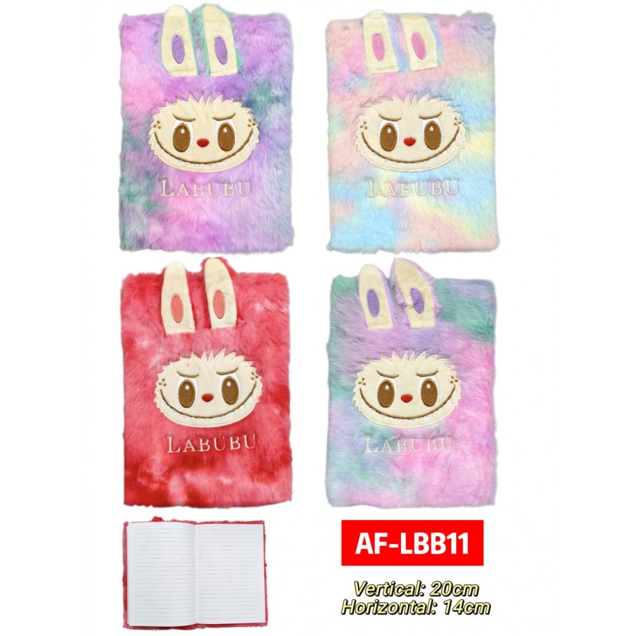 LIBRETA LABUBU PELUCHE #AF-LBB11