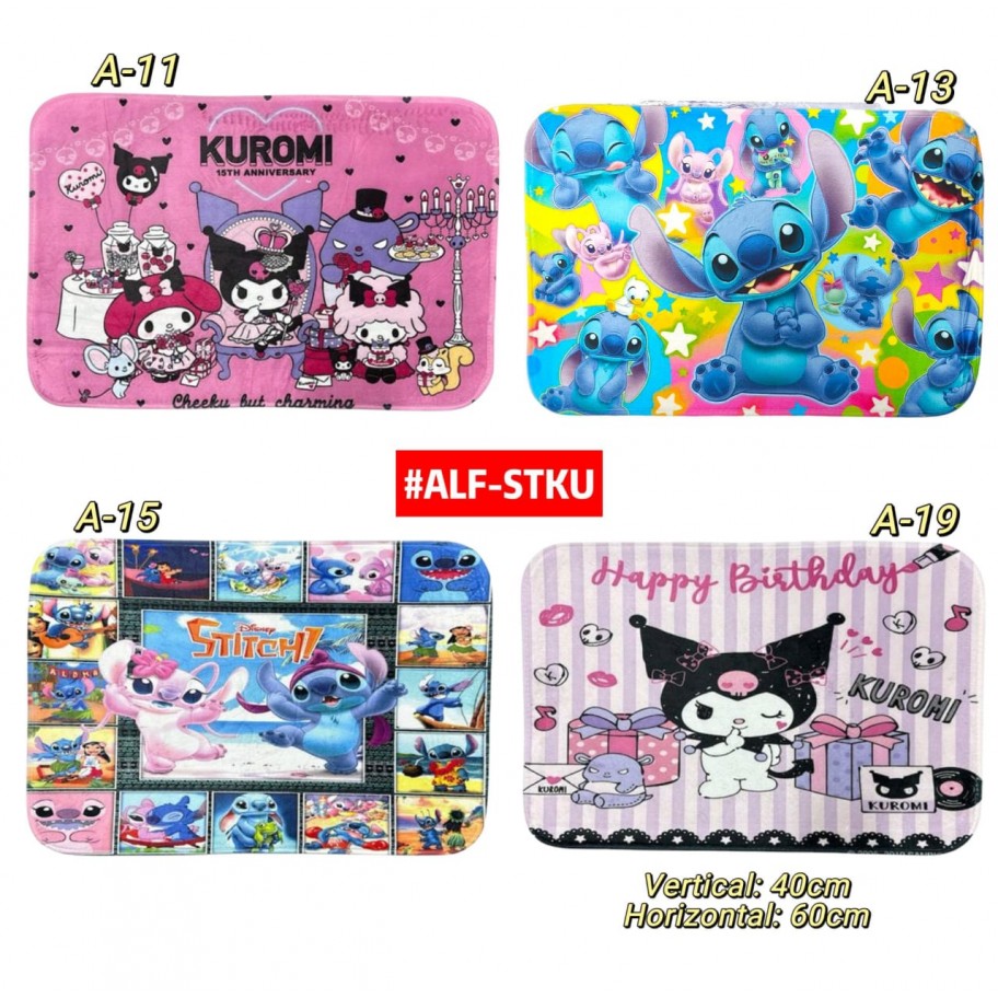 ALFOMBRA STITCH KUROMI #ALF-STKU