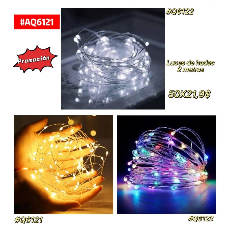 LUCES HADA DE 2 METROS *50 #AQ6121 PROMO