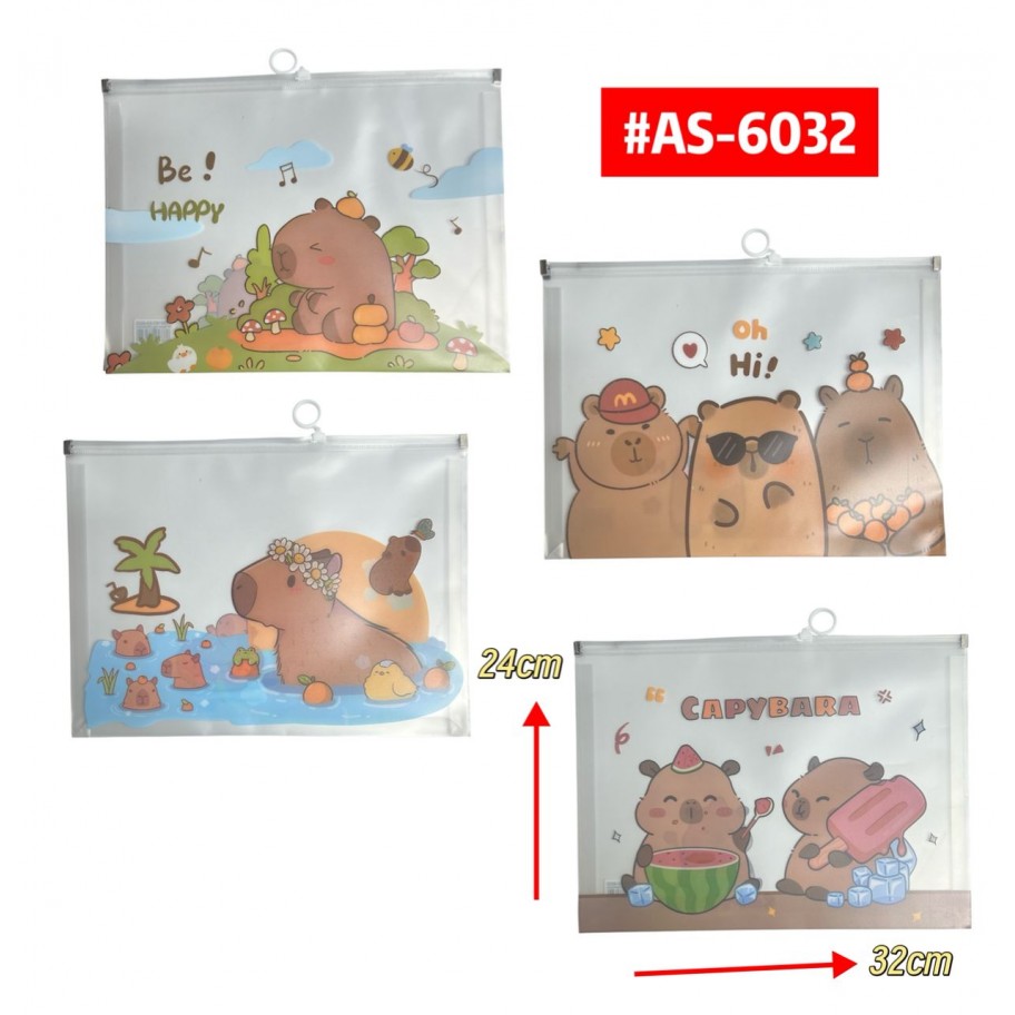 PORTAFOLIOS INFANTIL CAPYBARA #AS-6032