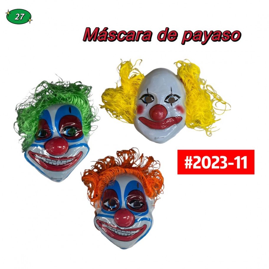 MASCARA DE PAYASO #2023-11