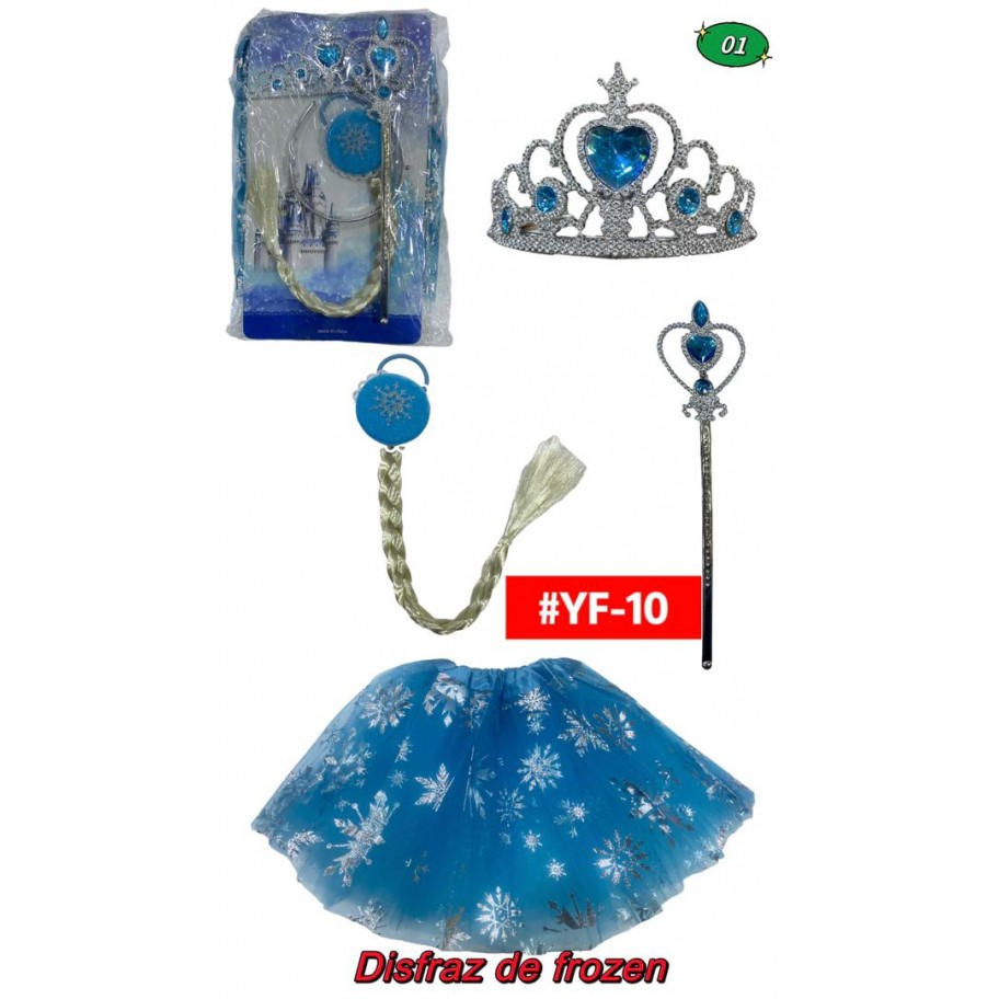 DISFRAZ ELSA DE FROZEN #YF-10