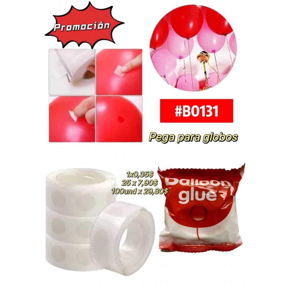PEGA PARA GLOBO *25 #B0131 PROMO