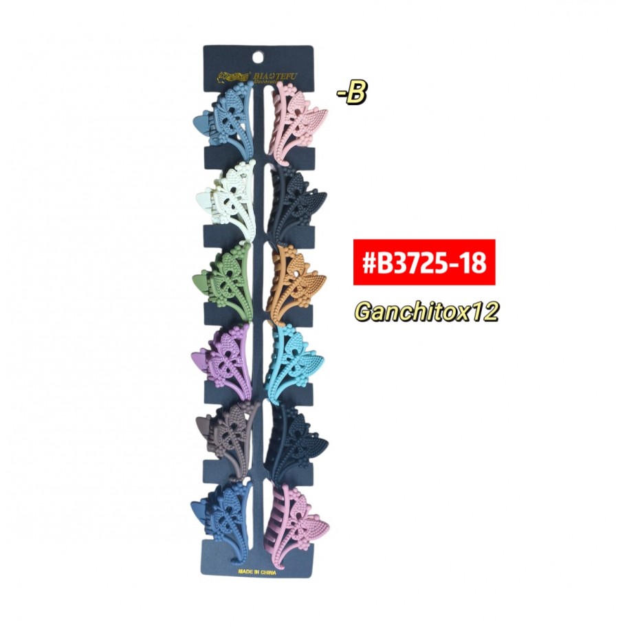 GANCHETAS *12 MINI #B3725-18