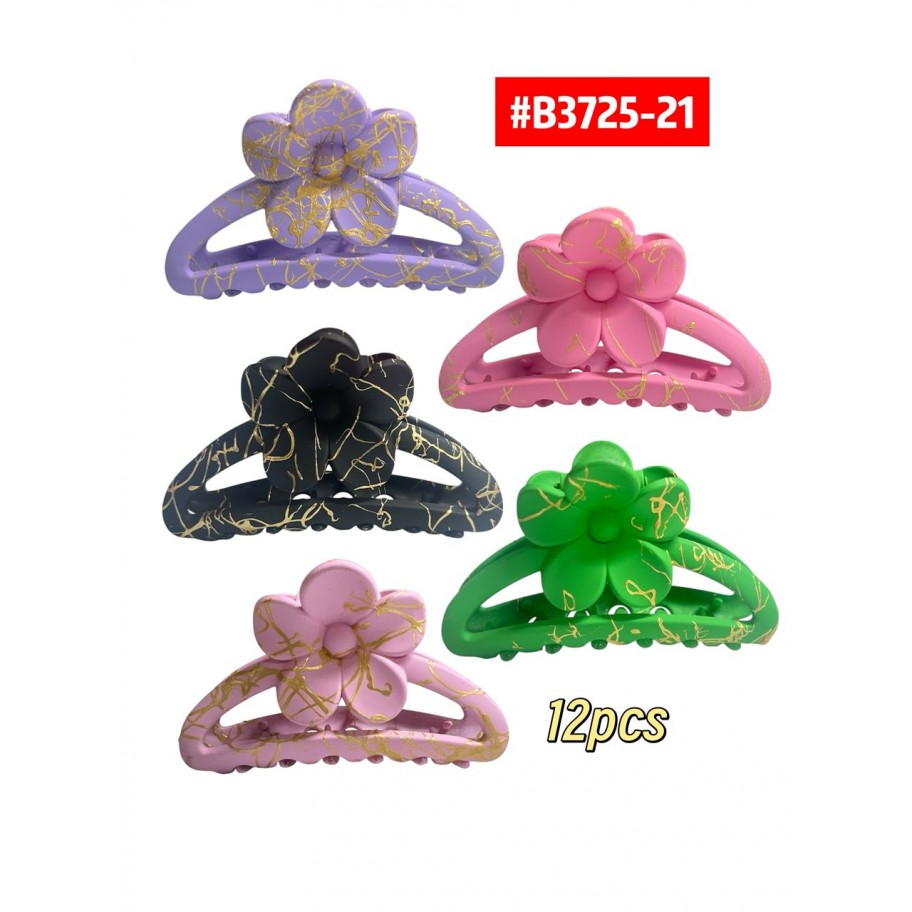 GANCHETAS FLOR 12uds #B3725-21