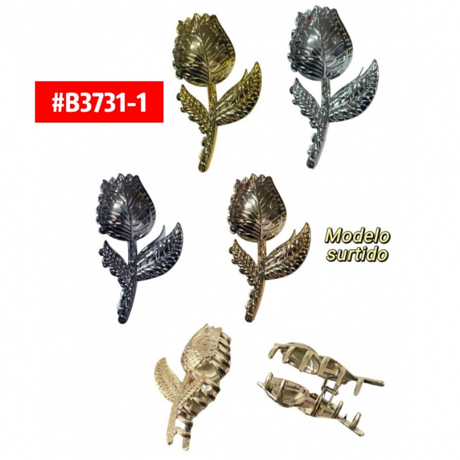  GANCHETAS FLOR 12uds #B3731-1