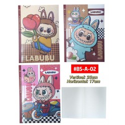 CUADERNO LABUBU 40 HOJAS #B5-A-02 PROMO