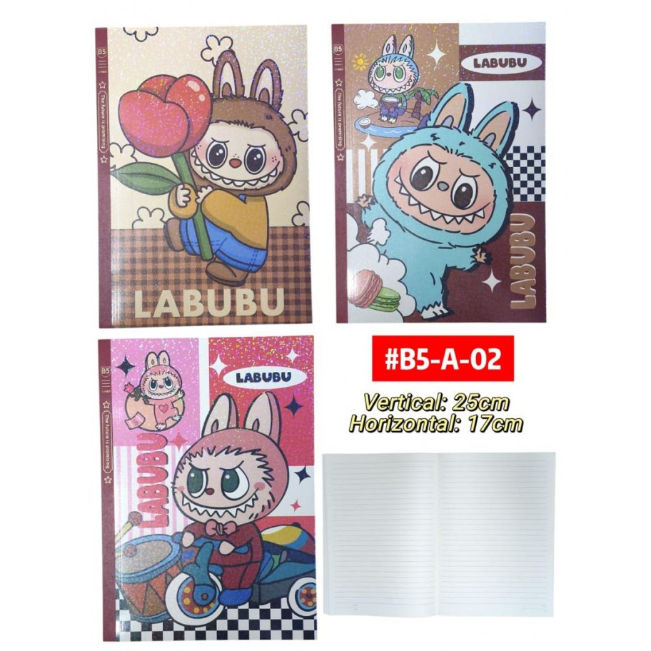CUADERNO LABUBU 40 HOJAS #B5-A-02