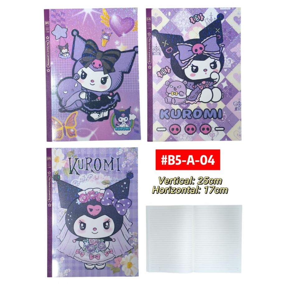 CUADERNO KUROMI 40 HOJAS #B5-A-04