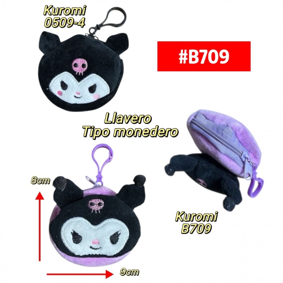 LLAVERO MONEDERO KUROMI #B709 PROMO