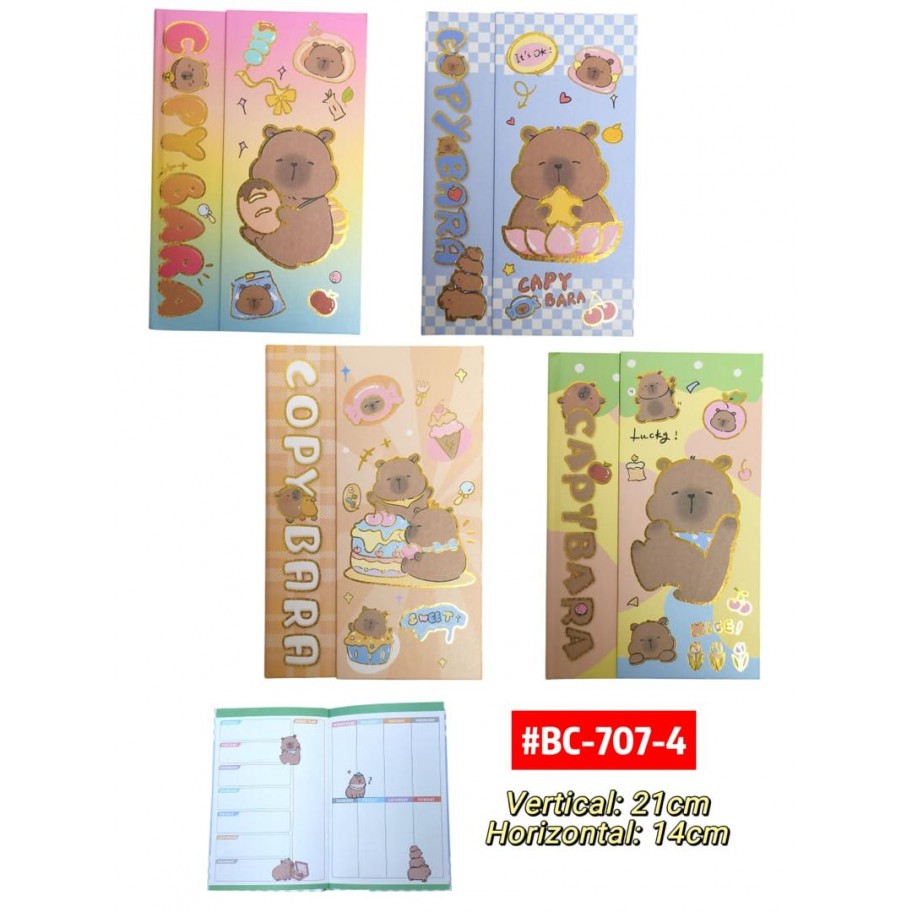LIBRETA IMAN CAPYBARA #BC-707-4