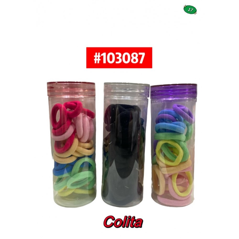 COLITAS DE COLORES EN POTE #103087