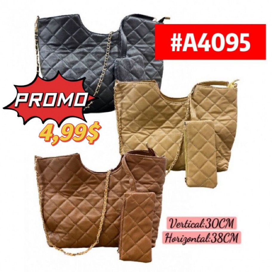 CARTERA DE DAMA 2 IN 1 #A4095 PROMO