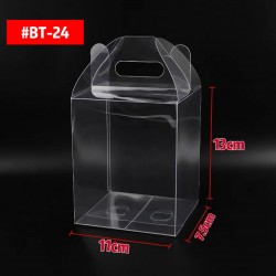 CAJITA "P" DE ACETATO PARA COTILLONES 7.5x11x13cm #BT-24