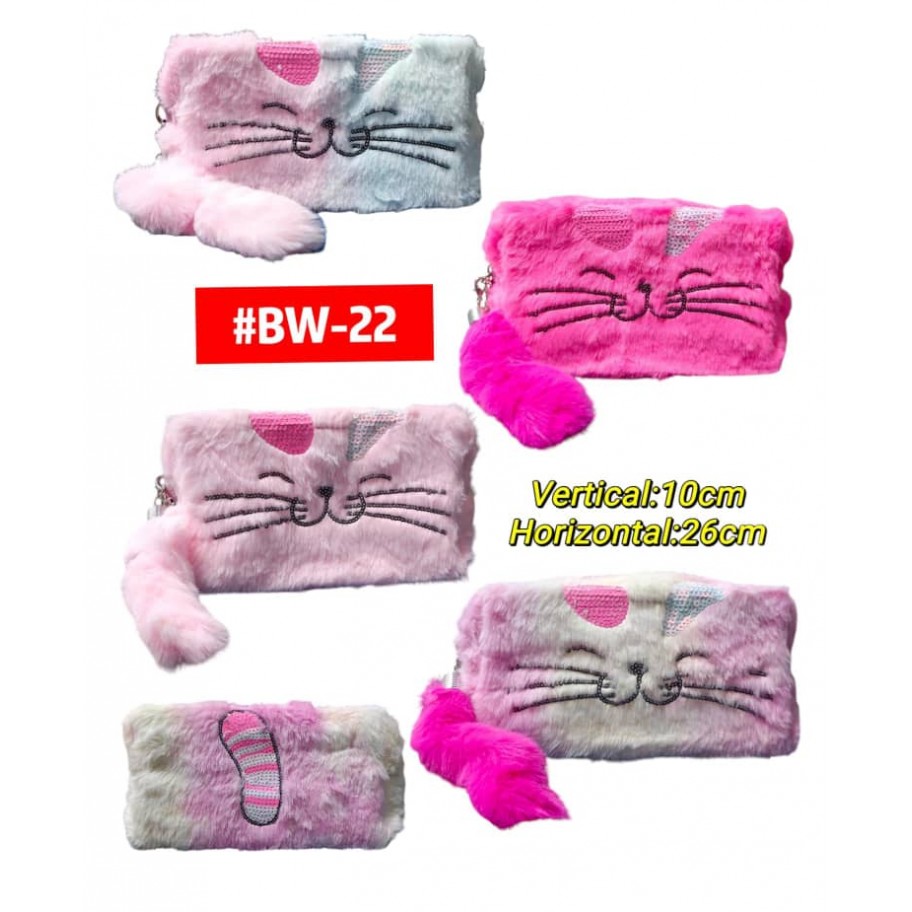 PORTACOSMETICOS GATO COLA #BW-22  P.U