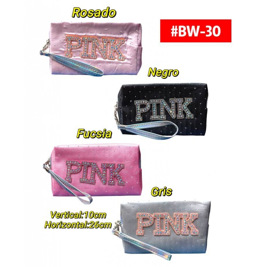 PORTACOSMETICOS PINK #BW-30  P.U