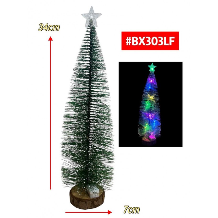 ARBOLITO CON LUCES 34cm #BX303LF