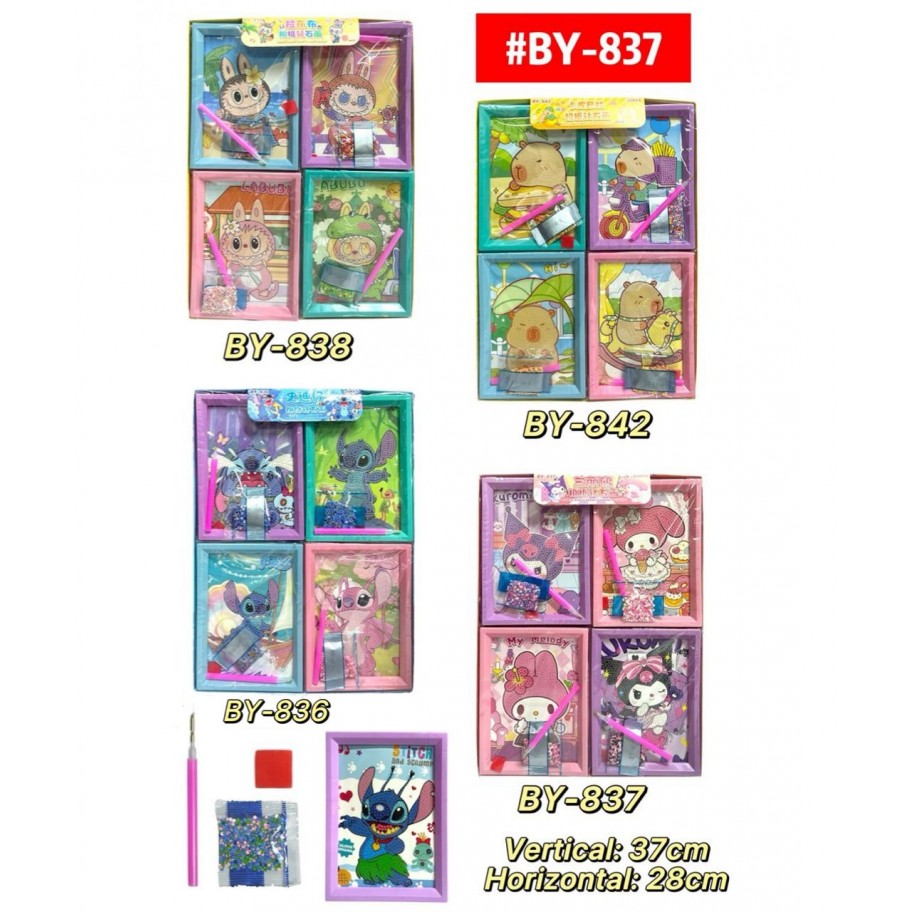 PINTURA DIAMANTE INFANTIL #BY-837
