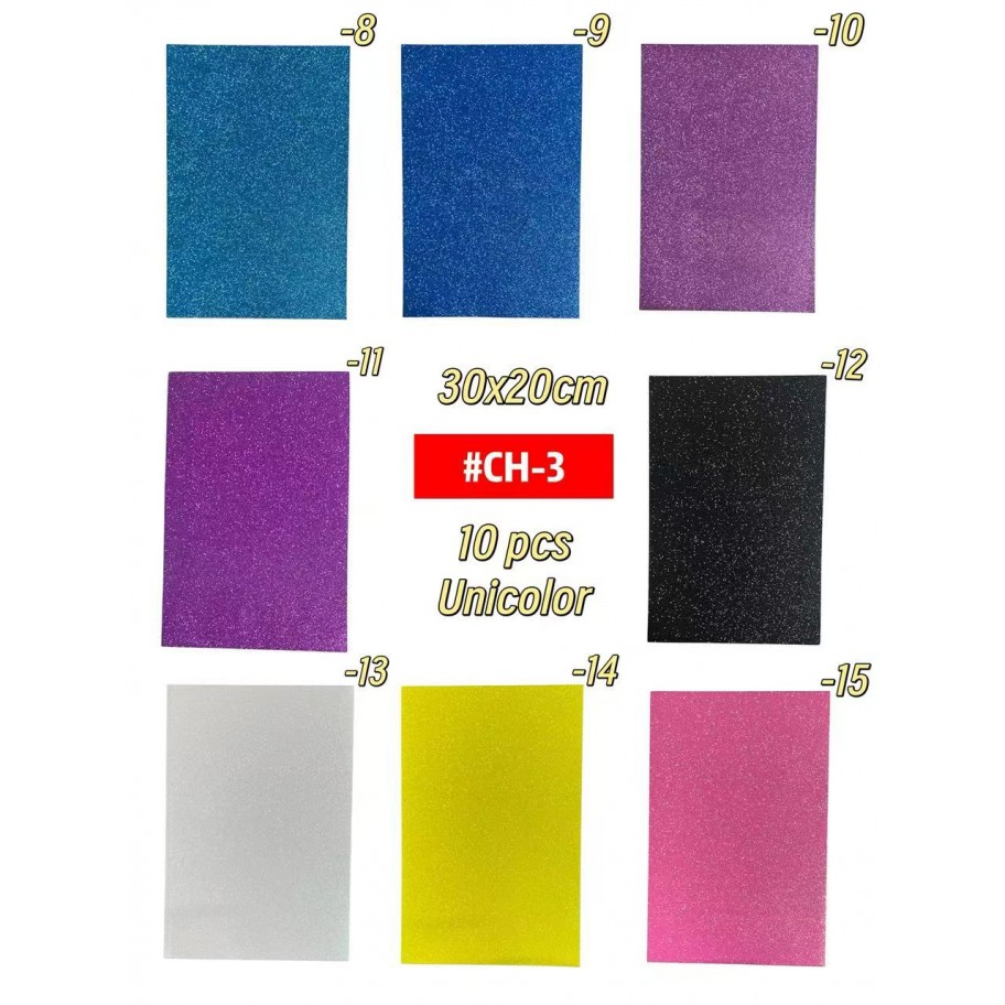FOAMI ESCARCHADO UNICOLOR *10 #CH-3