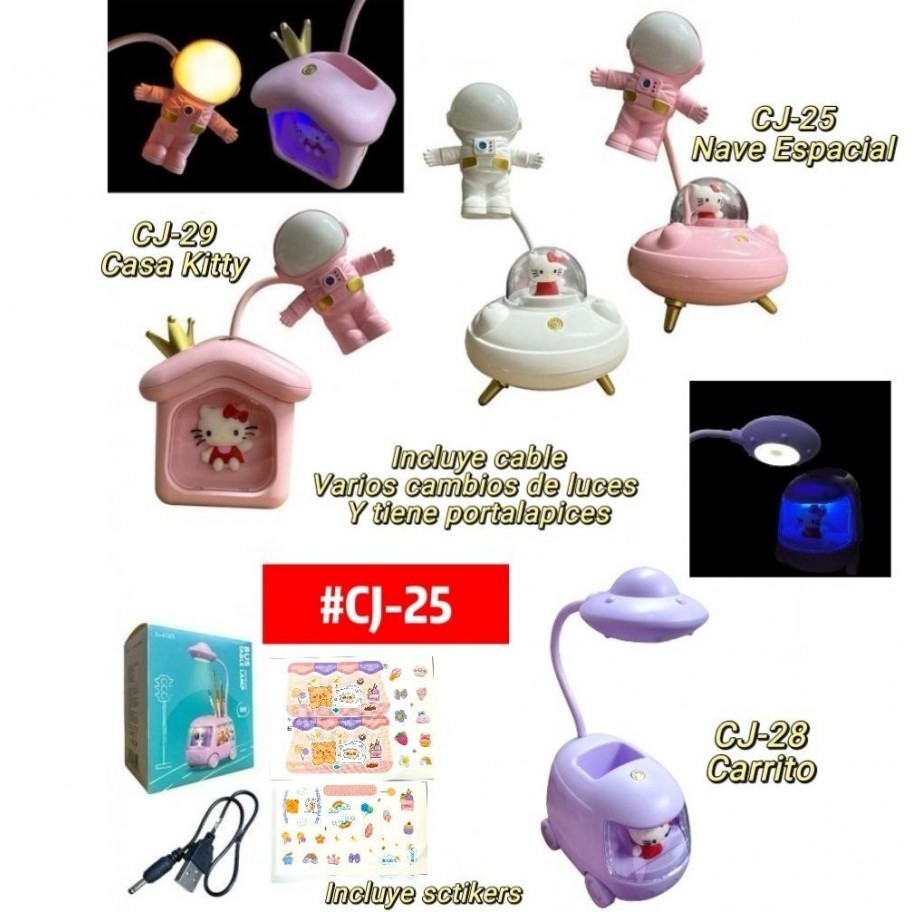 LAMPARA DE HELLO KITTY #CJ-25 P.U
