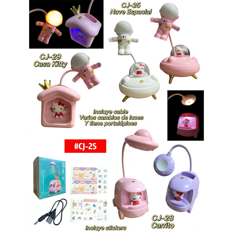 LAMPARA DE HELLO KITTY #CJ-25 P.U