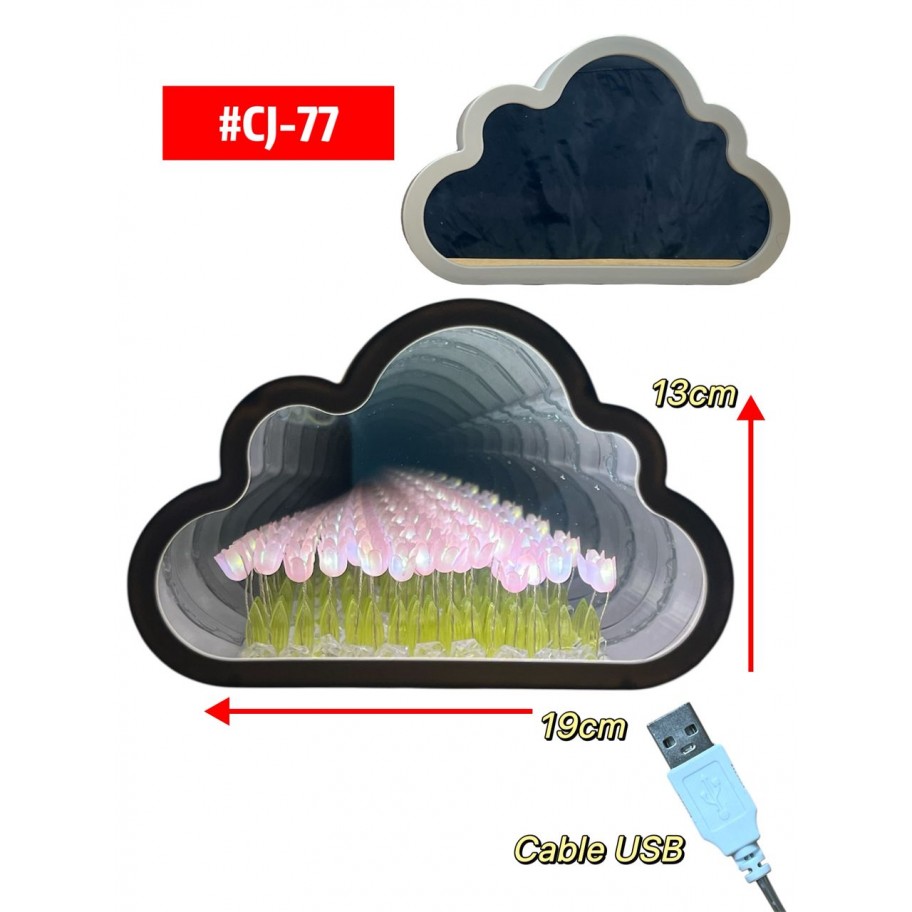 LAMPARA TULIPANES NUBE #CJ-77 P.U