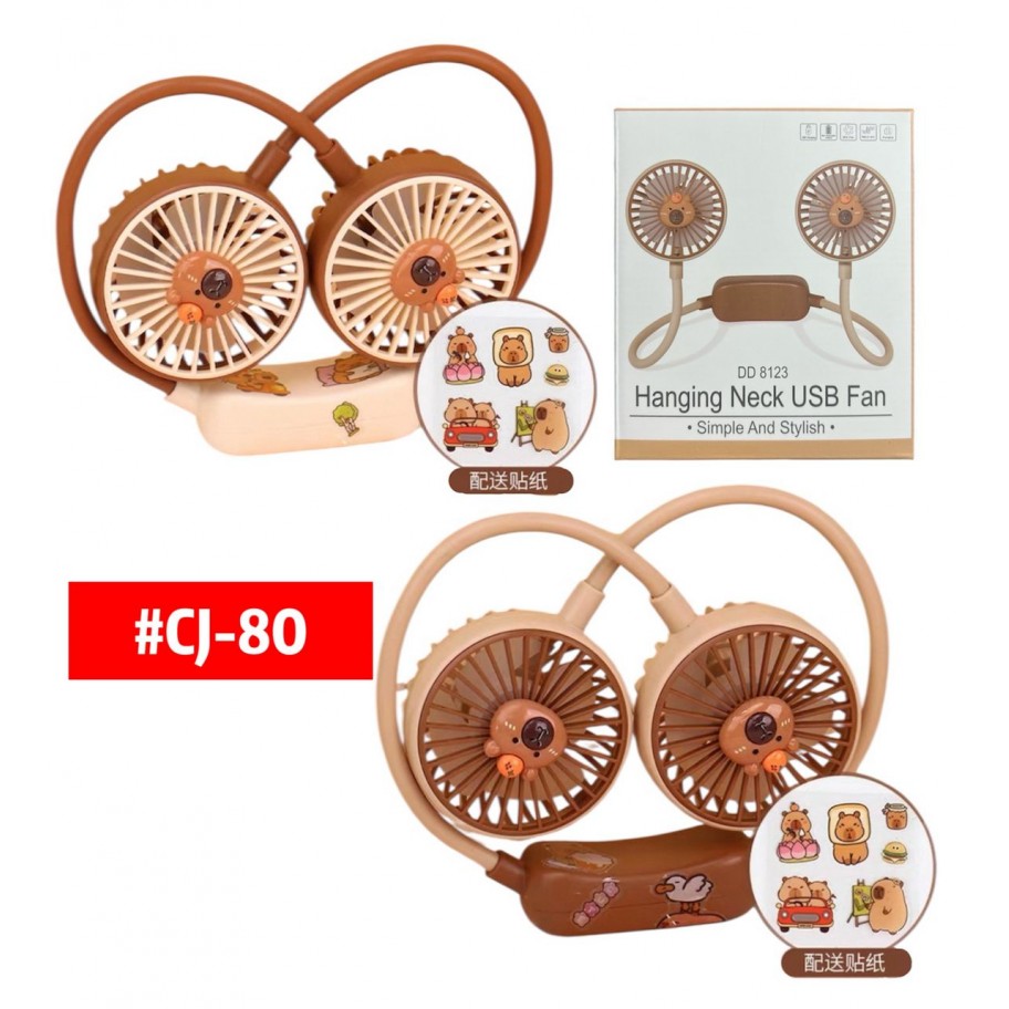 VENTILADOR PORTATIL CAPYBARA #CJ-80