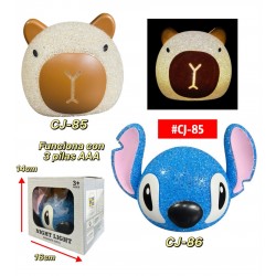 LAMPARA CARITA CAPYBARA STITCH #CJ-85