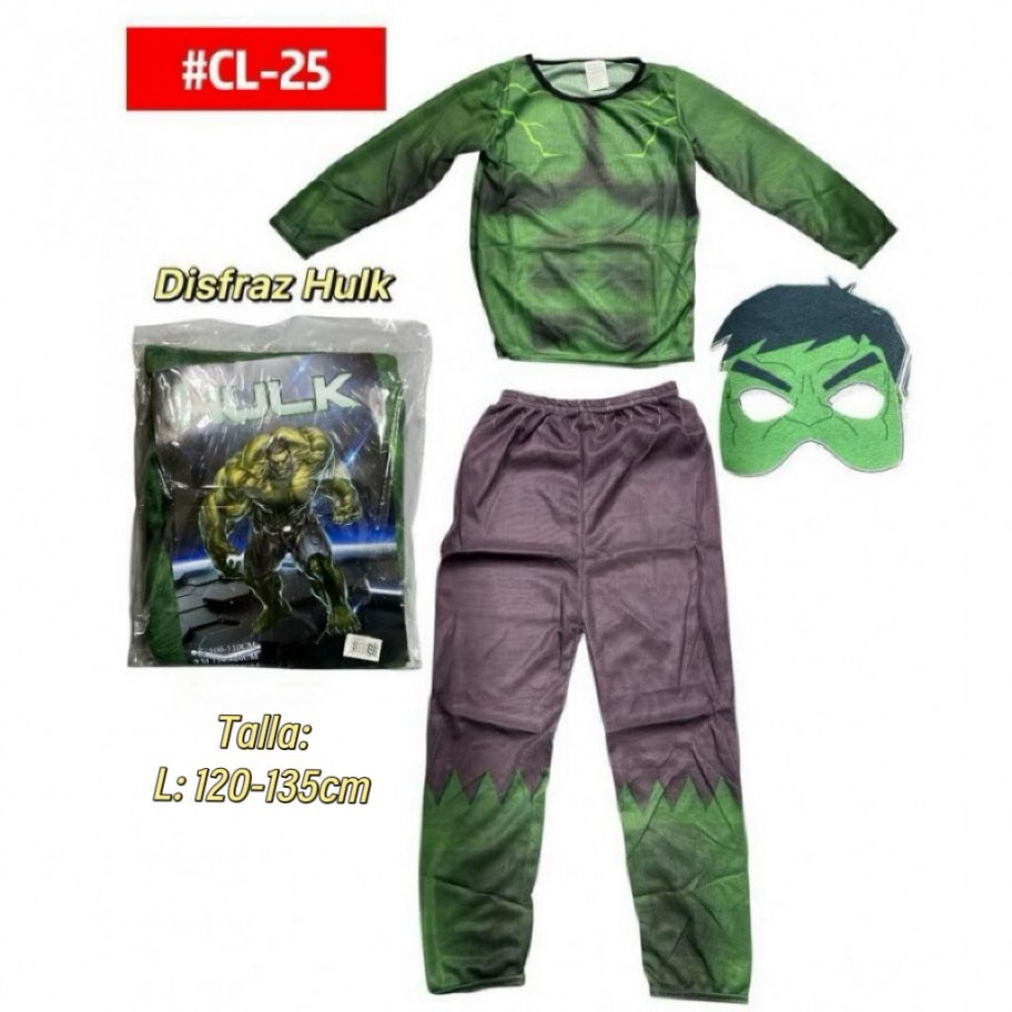 DISFRAZ HULK #CL-25