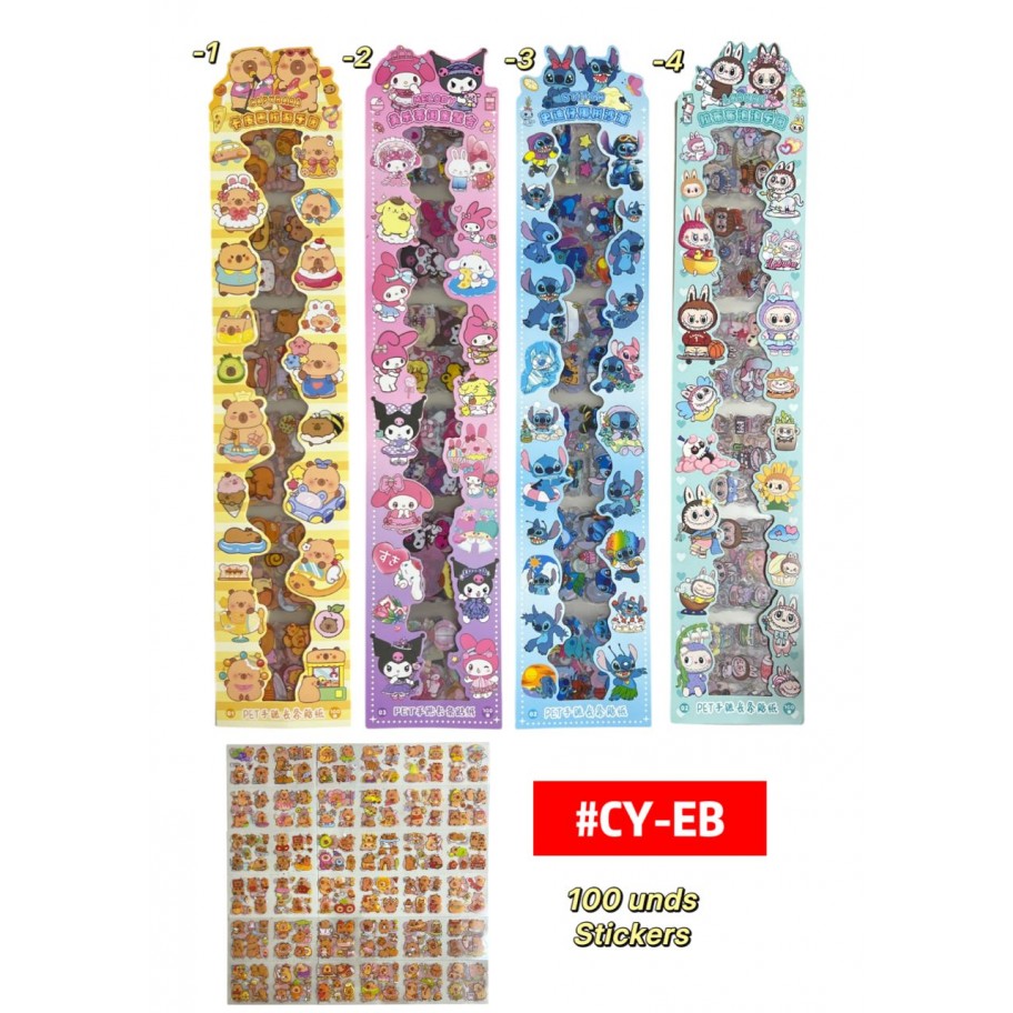 STICKERS INFANTIL #CY-EB