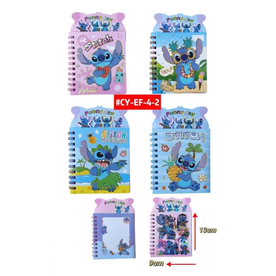 AGENDA CON STICKERS STITCH #CY-EF-4-2
