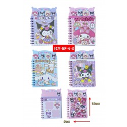 AGENDA CON STICKERS SANRIO #CY-EF-4-3