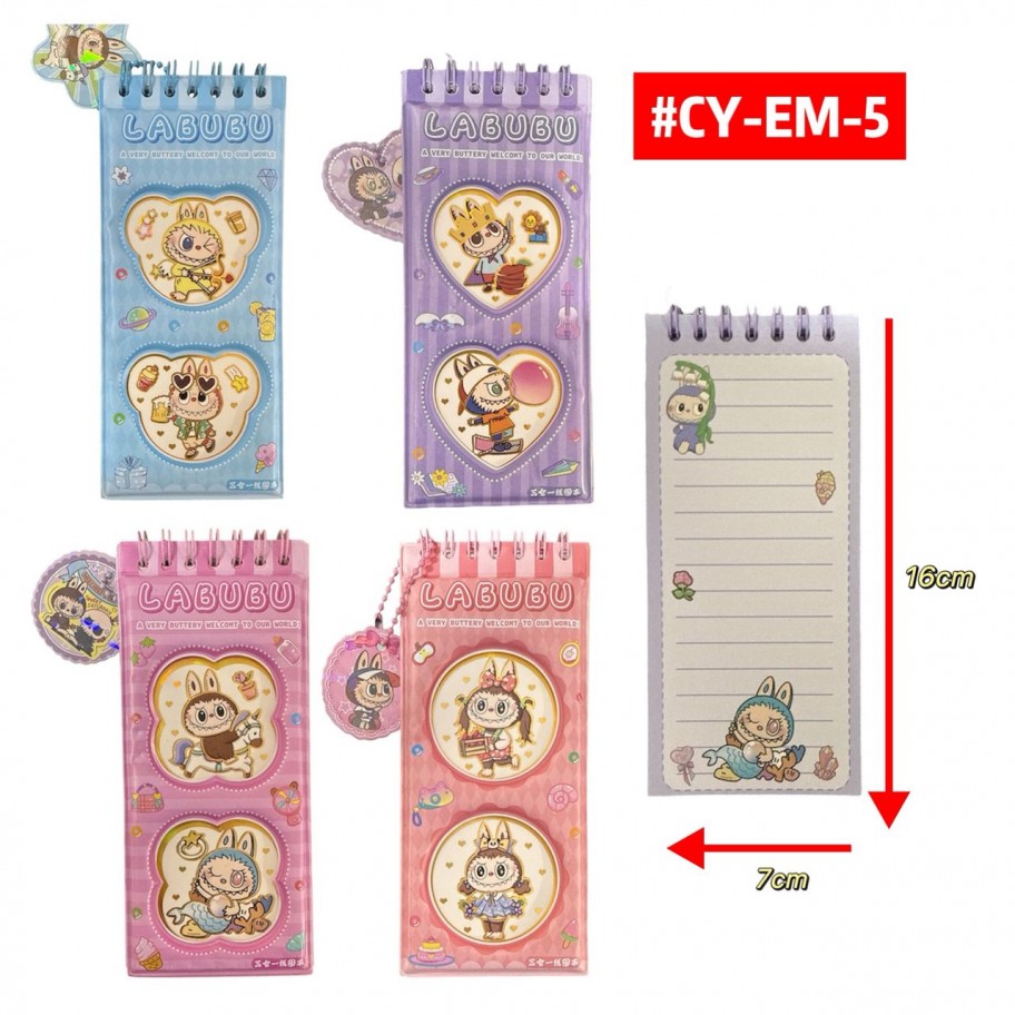 AGENDA LARGA LABUBU #CY-EM-5