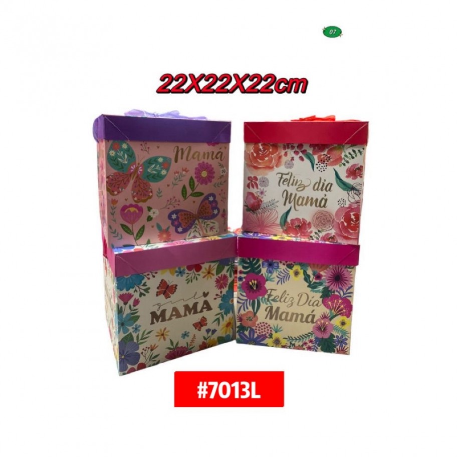 CAJAS GRANDES  DE REGALO FELIZ DIA DE LA MADRE 12uds #D7013L